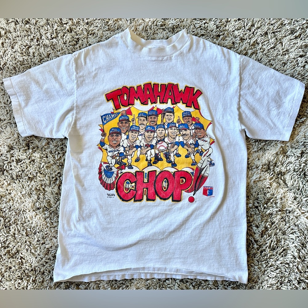 Atlanta Braves Tomahawk Chop 1995 champions shirt